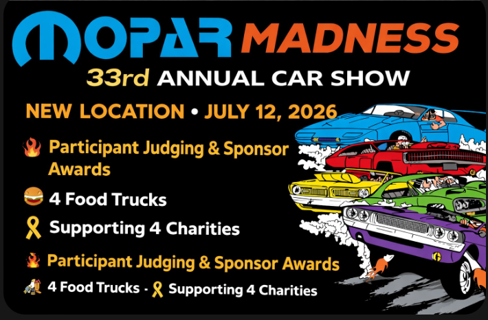 MOPAR MADNESS CAR SHOW – 33rd Annual